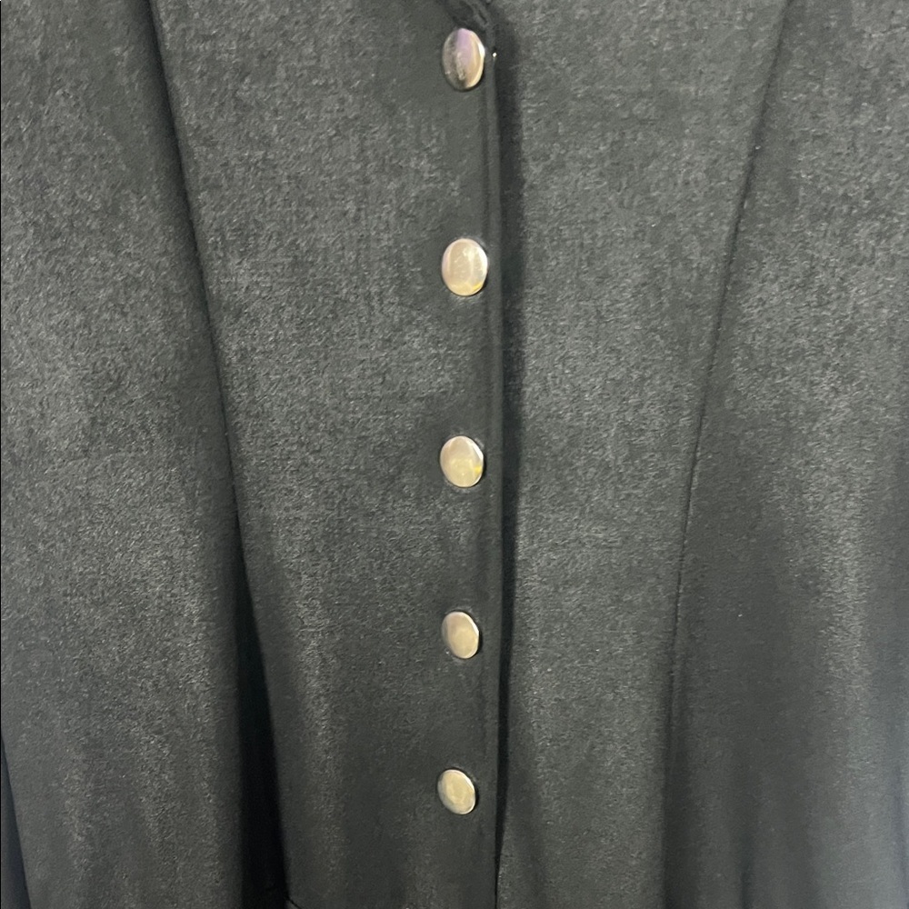 Leg Avenue Police Black Button-Up Jumpsuit - Picture 4 of 12